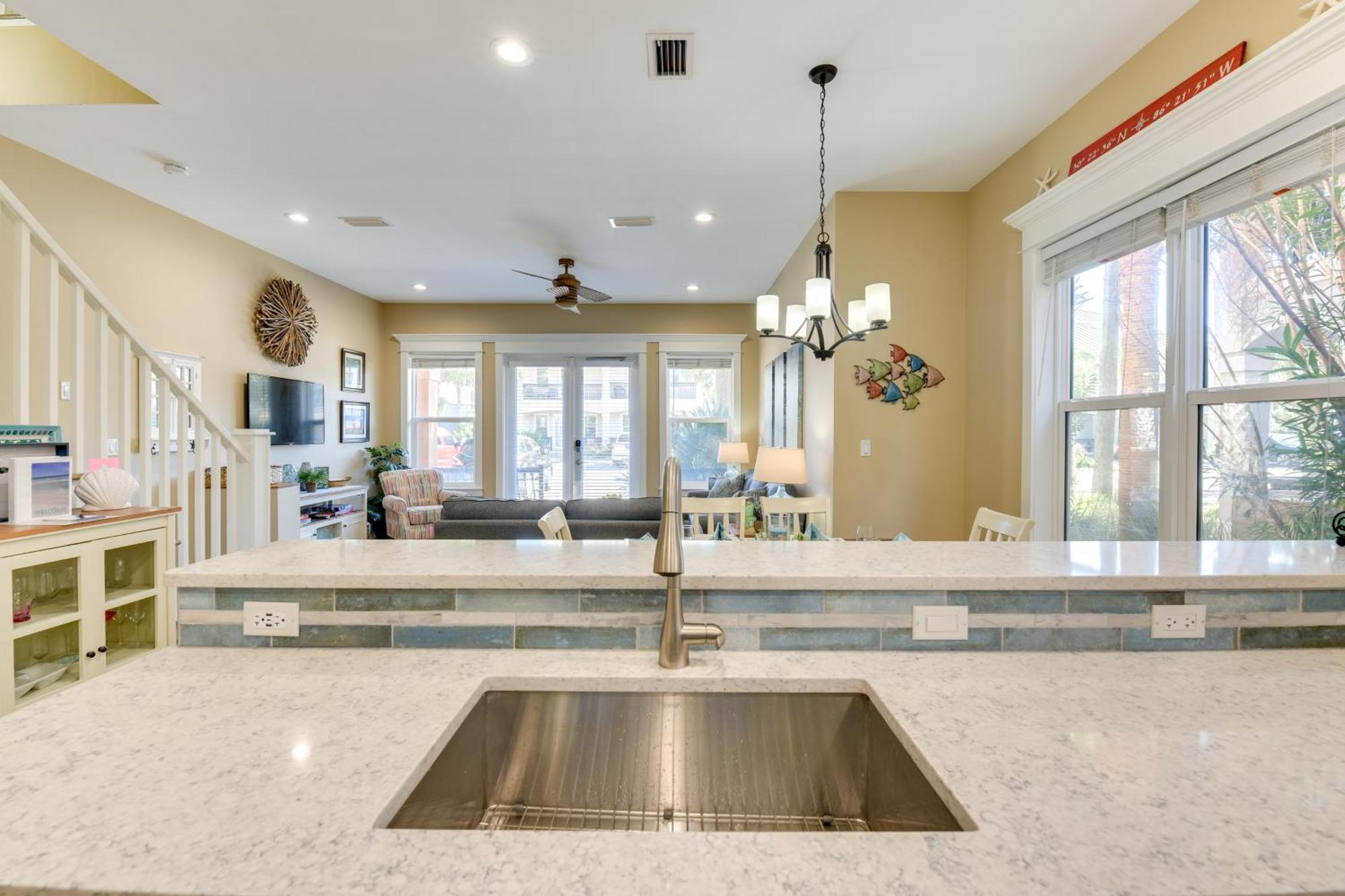 Bright And Modern Townhome Steps To Miramar Beach! Destin Exterior foto